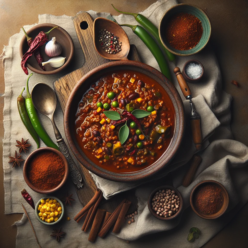 Spicy Vegan Chili Sin Carne