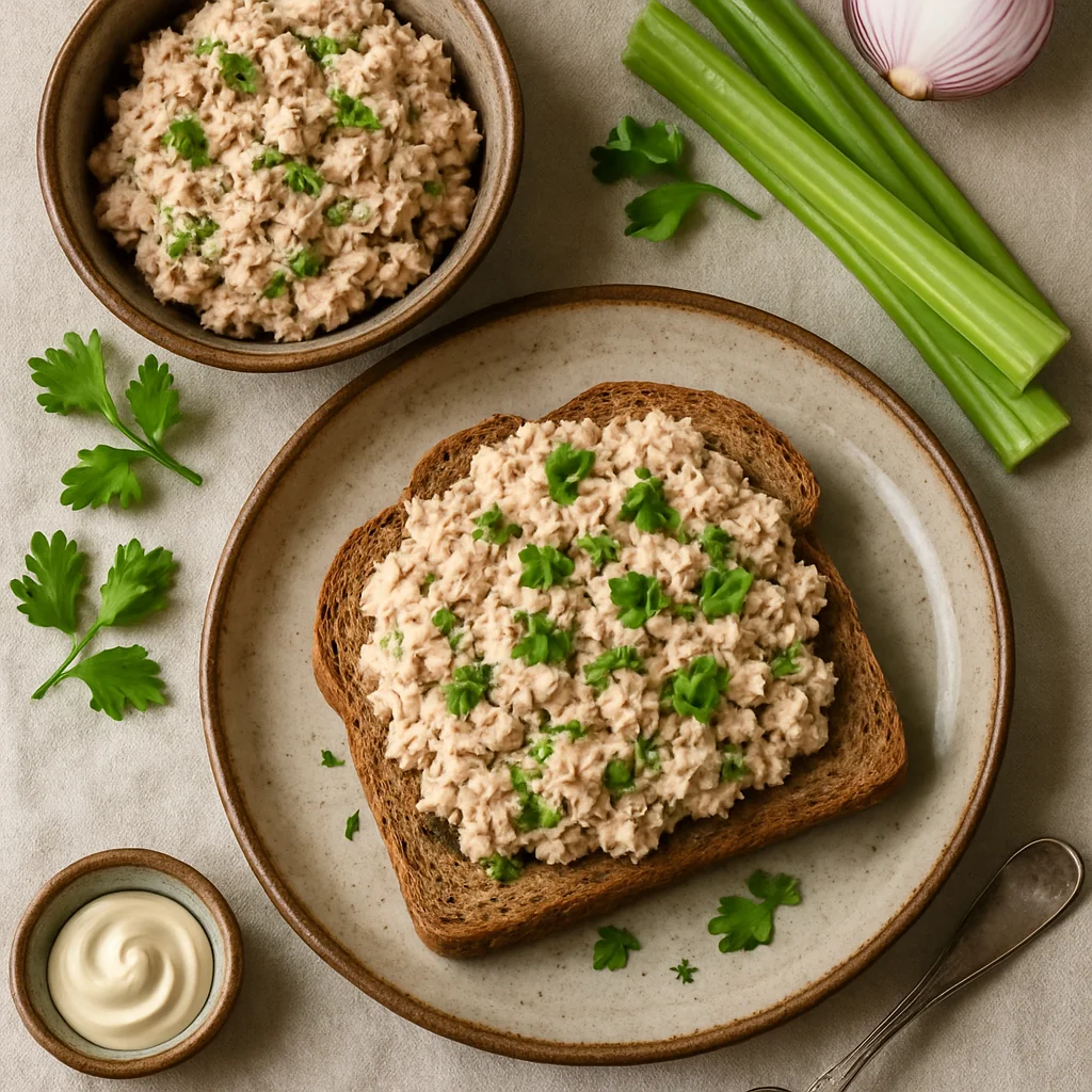 Salada de Atum Arejada em Pão Integral