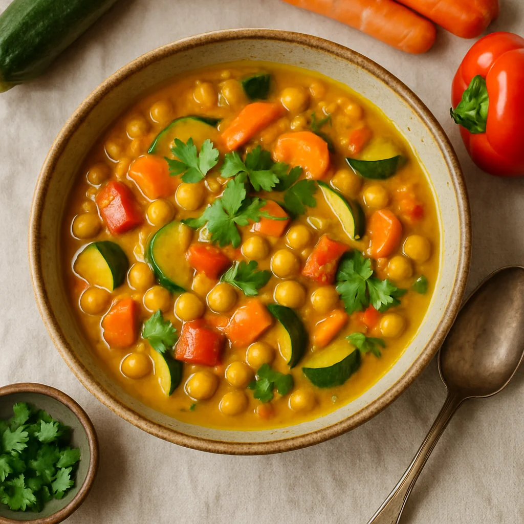 Vegetarische Gemüse Curry