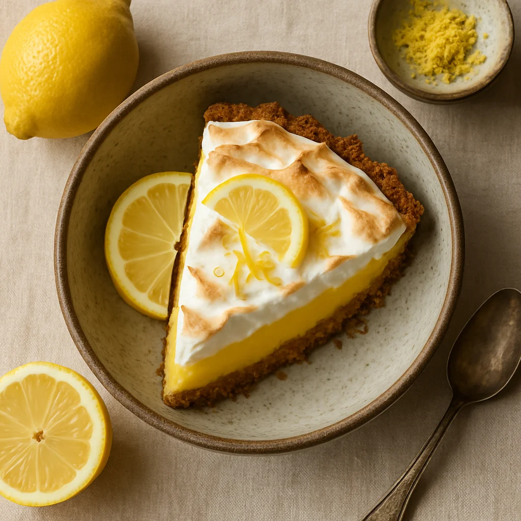 Torta de Limão com Merengue Refrescante