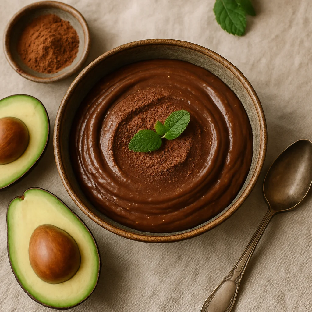 Erfrischende Avocado-Schokoladenmousse