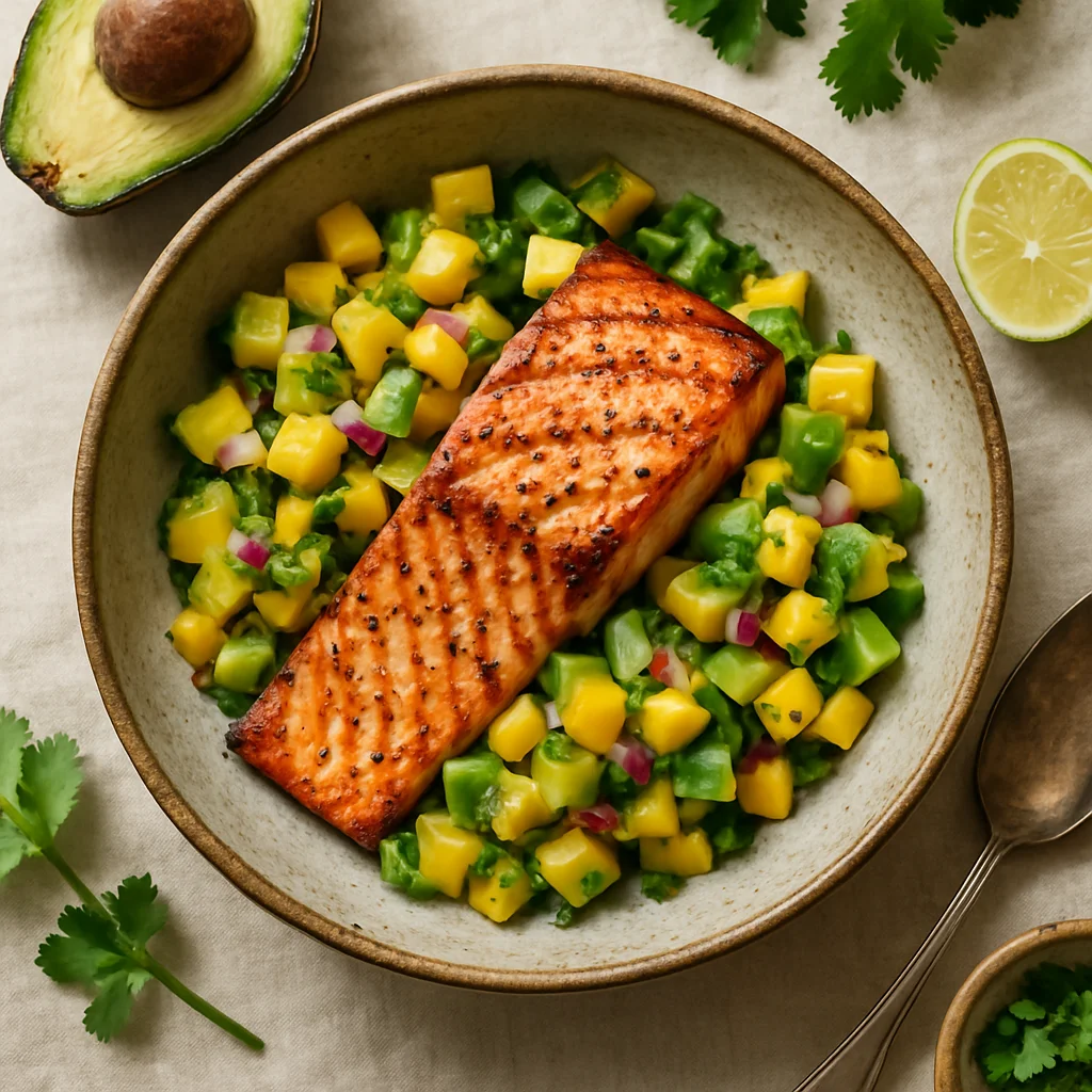 Chef's Special: Gegrilde Zalm met Mango-Avocado Salsa