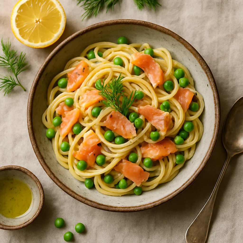 Verse Lentepasta met Gerookte Zalm en Dille