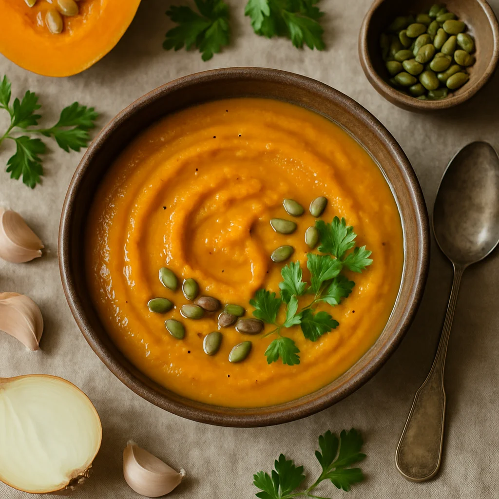 Aromatische Geroosterde Pompoensoep