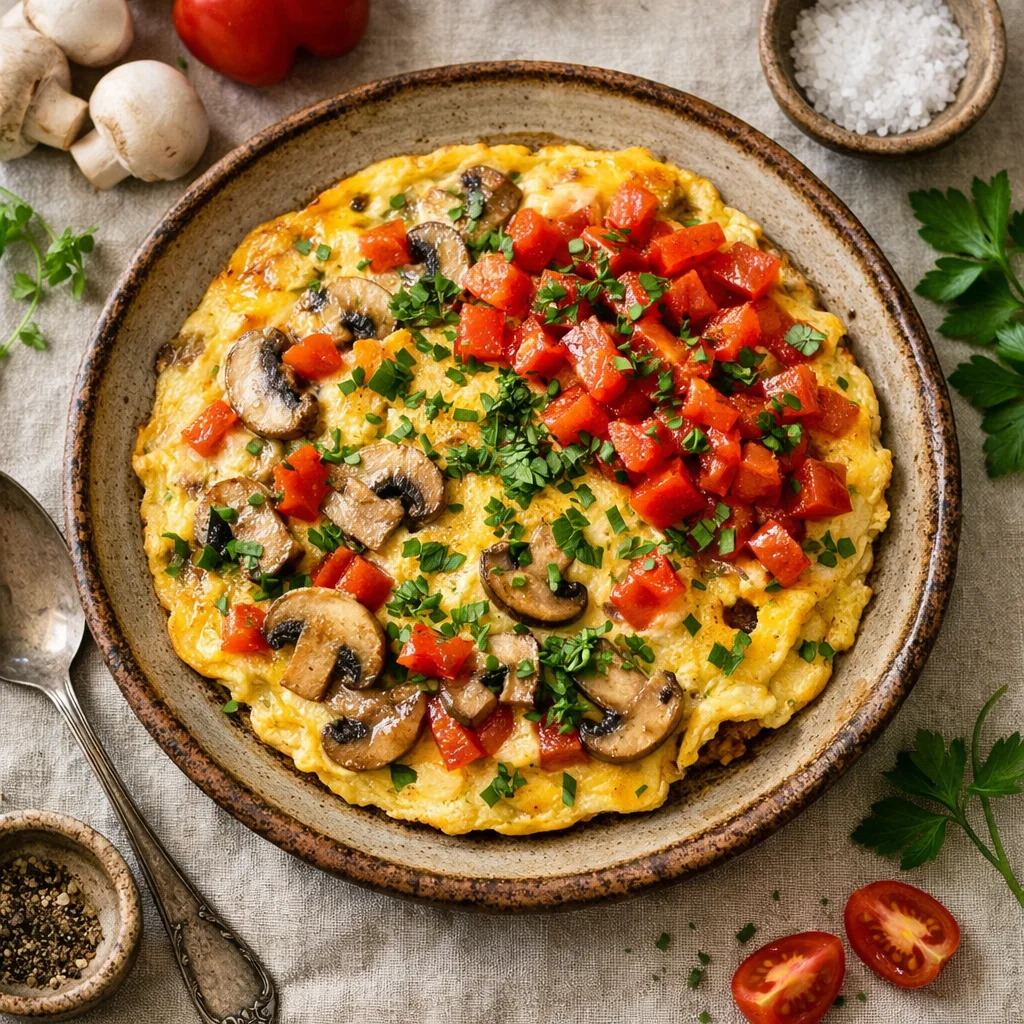 Verfrissende Boerenomelet met Verse Kruiden