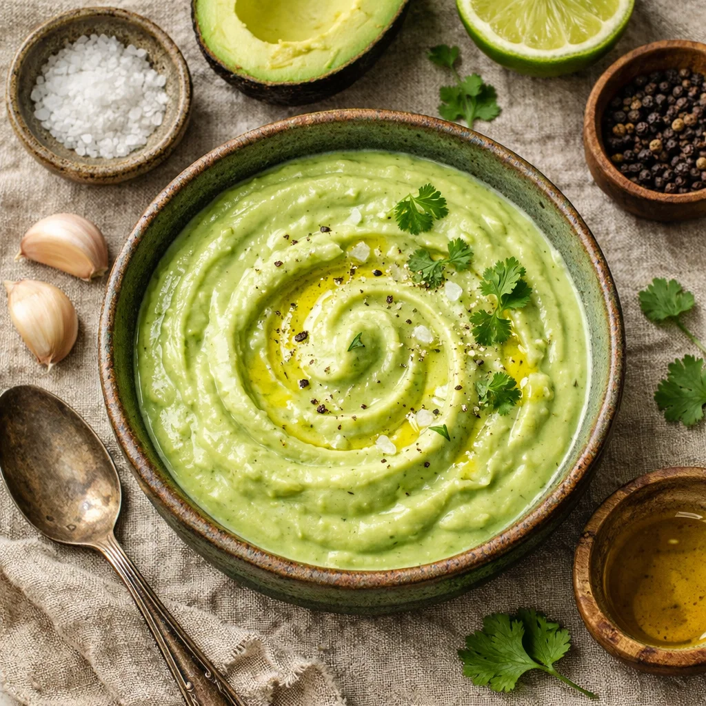 Zelfgemaakte Romige Avocado Dressing