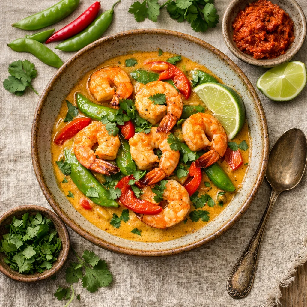 Chef's Special: Thaise Garnalen Curry Met Verse Koriander