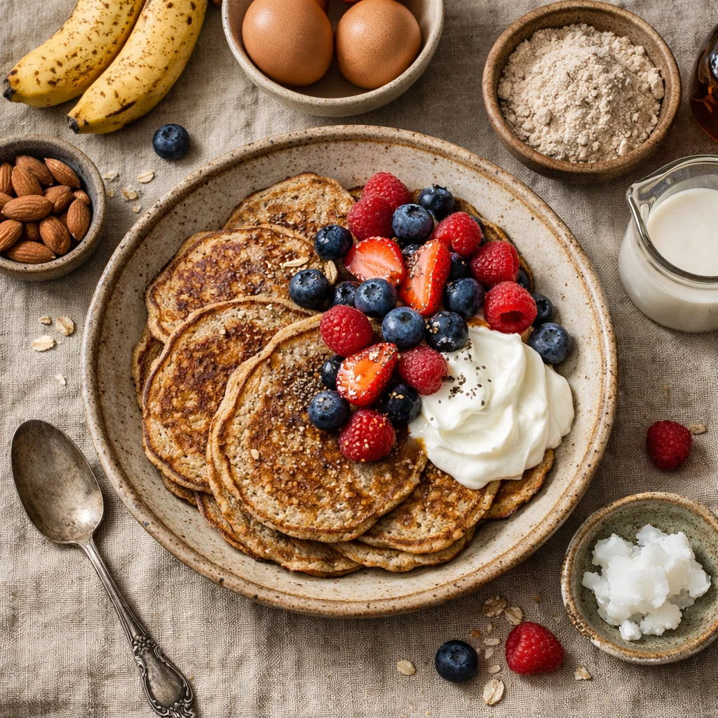 Gezonde Pannenkoeken met Boekweitmeel en Banaan