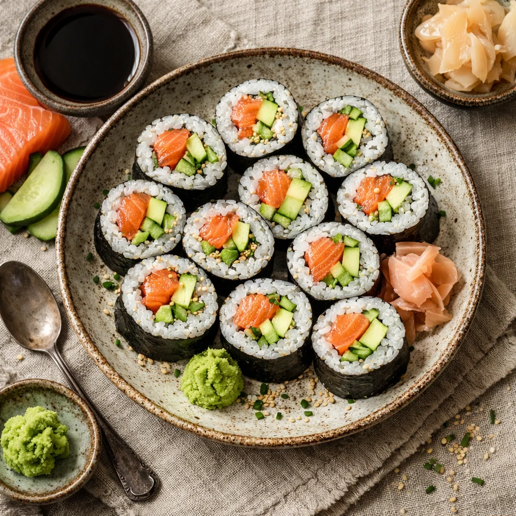Chef's Special: Zelfgemaakte Sushi met Verse Zalm