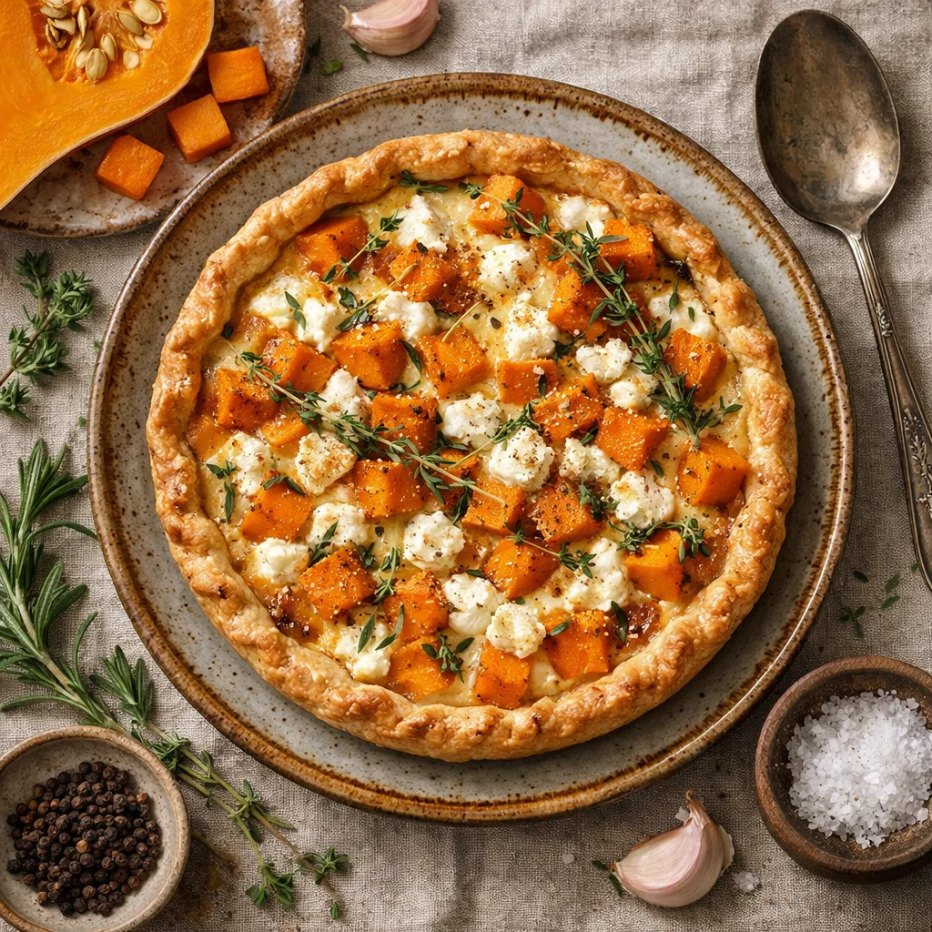 Chef's Special: Hartige Pompoentaart met Geitenkaas