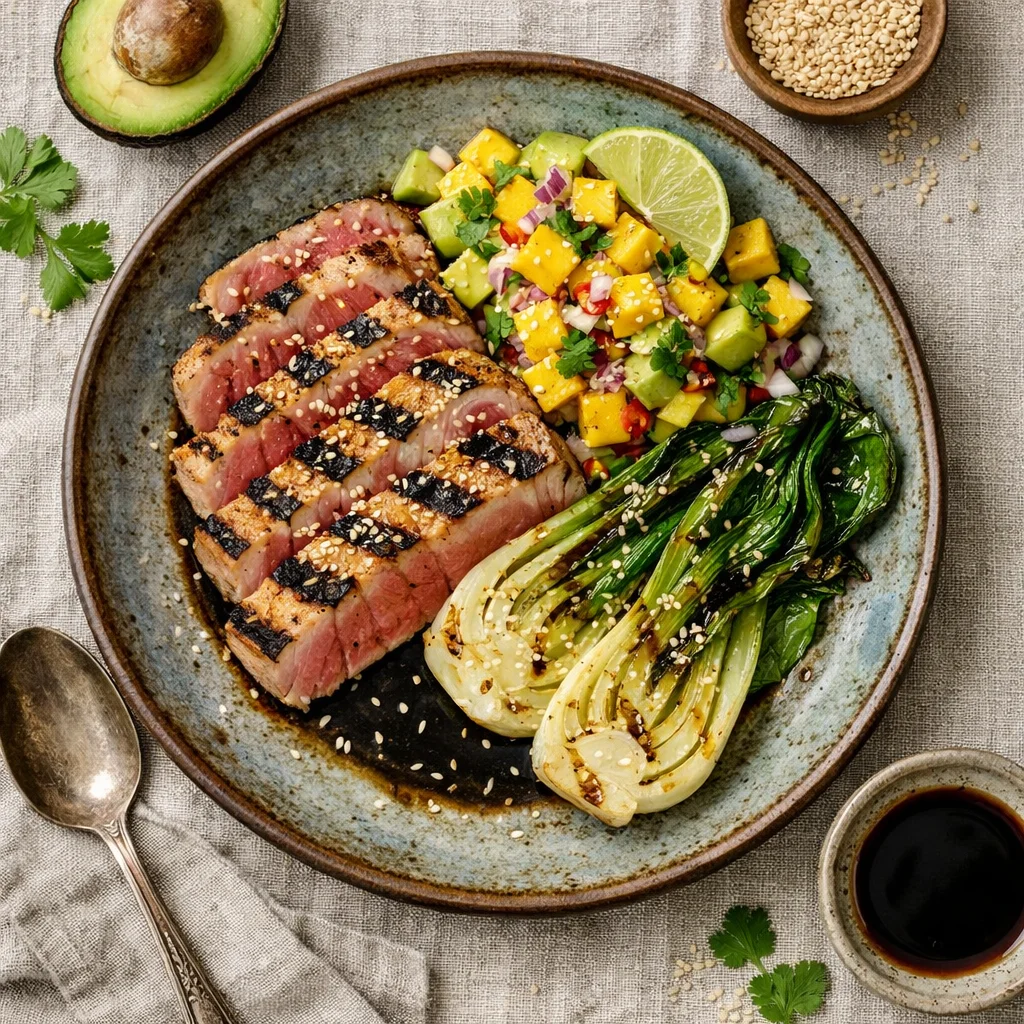 Chef's Special: Gegrilde tonijnsteak met een Aziatische twist